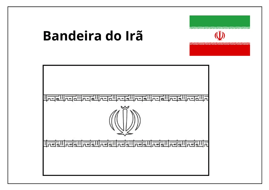 Bandeiras dos paises da copa do mundo 2026 para colorir para imprimir e colorir - imagem 41